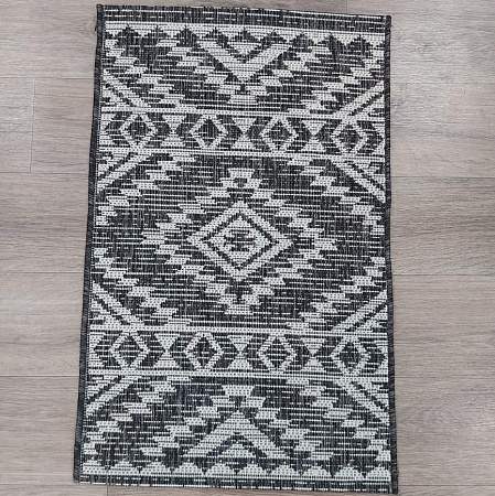 Ковер Циновка Sisal HG103 Black/Cream